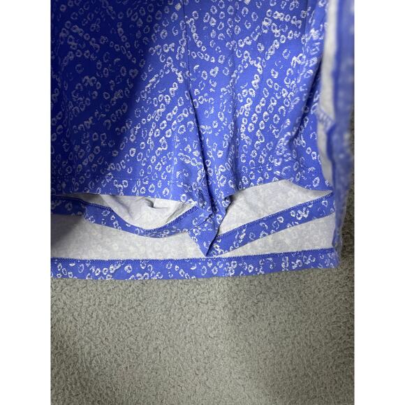 Escape Habitat Skort Small Artsy Dot Pockets Pull On Blue Tennis Golf Athletic - Picture 4 of 14
